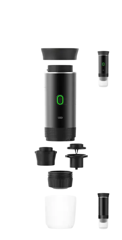 Wireless Electric Portable Espresso Coffee Machine for Car & Home