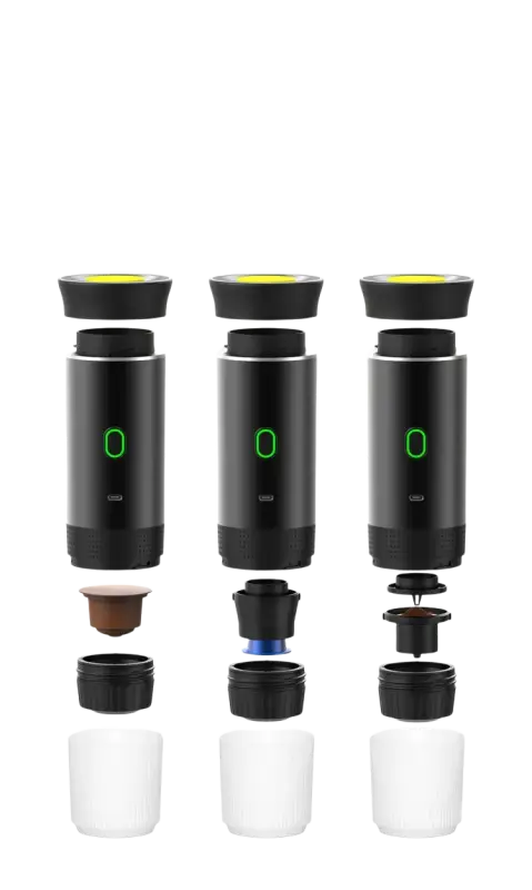 Wireless Electric Portable Espresso Coffee Machine for Car & Home