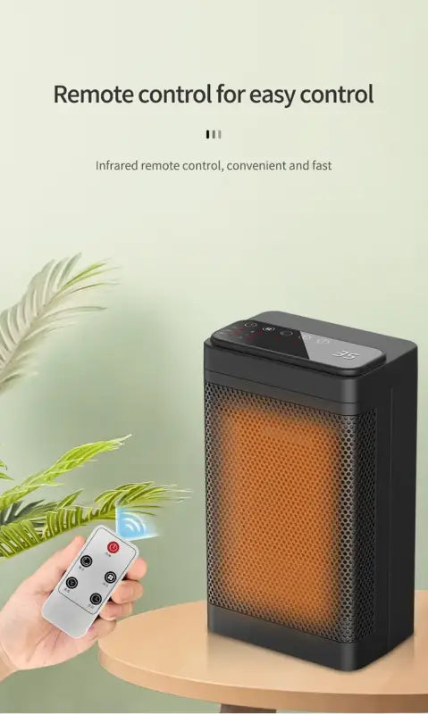 Portable Remote Control Electric PTC Fan Heater Constant Temperature