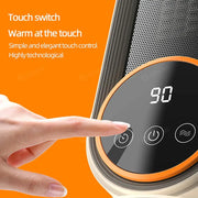 Portable Touch Screen Space Heater with Remote Control and Timing