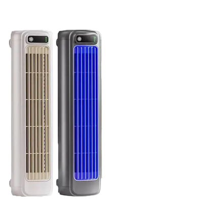 Portable wall summer ultra air conditioner tower fan with blue LED lights