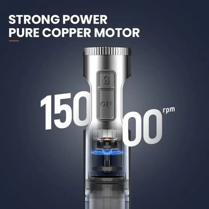 MIUI Hand Immersion Blender 1000 W Powerful 4-in-1 Stainless Steel