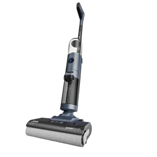 Powerbrush vacuum cleaner with attachments on a white background