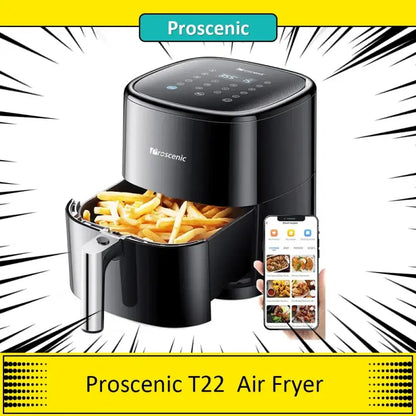 Proscenic T22 Air Fryer 1500W With 13 Presets Shake Reminder - Proscenic T22