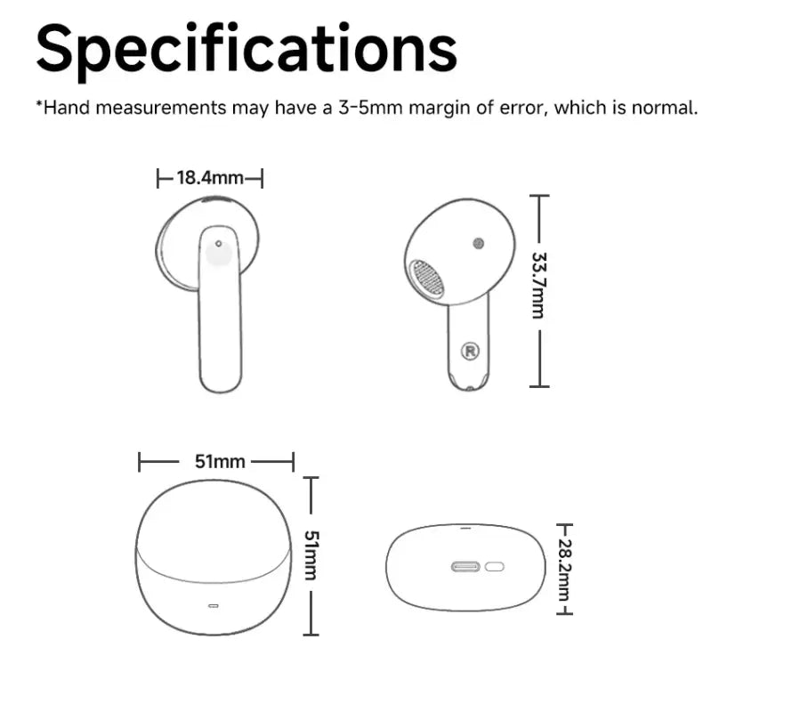 QCY HT10 AilyBuds Pro + ANC Wireless Earphone Hi-Res Audio