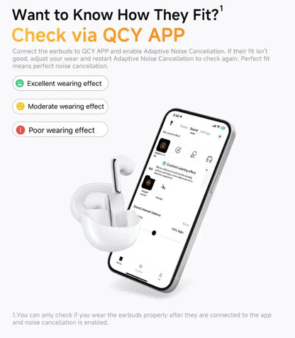 QCY HT10 AilyBuds Pro + ANC Wireless Earphone Hi-Res Audio