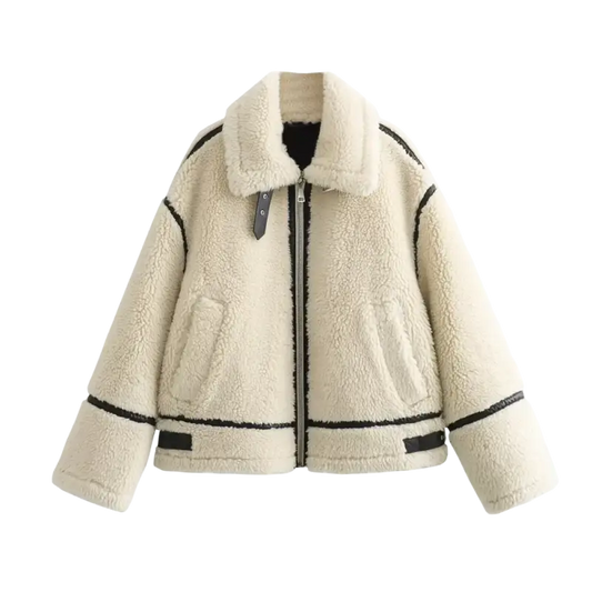 Rarf Female Spring Fashion Fur Integration Jacket And Coat