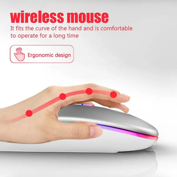 Rechargeable Bluetooth Wireless Mouse - laurichshop