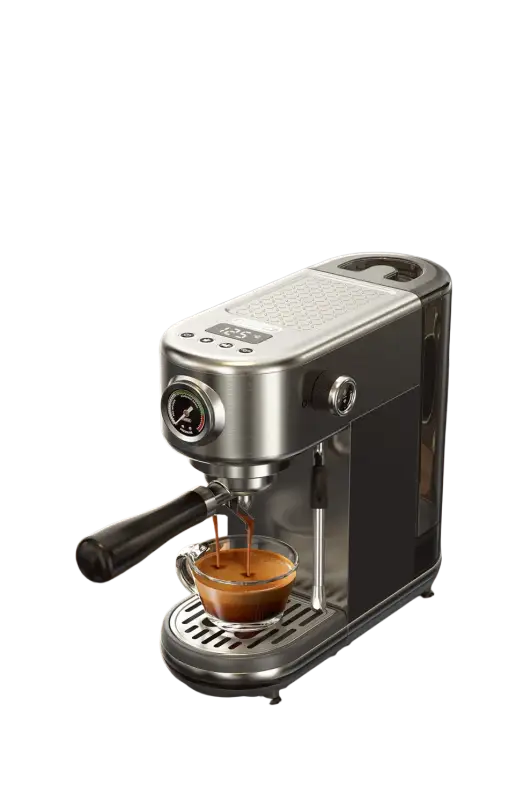 HiBREW 20 Bar Semi Automatic Espresso Coffee Machine Temperature Adjustable