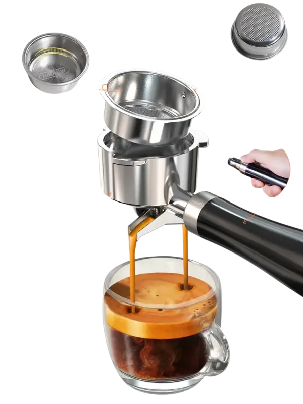 HiBREW 20 Bar Semi Automatic Espresso Coffee Machine Temperature Adjustable