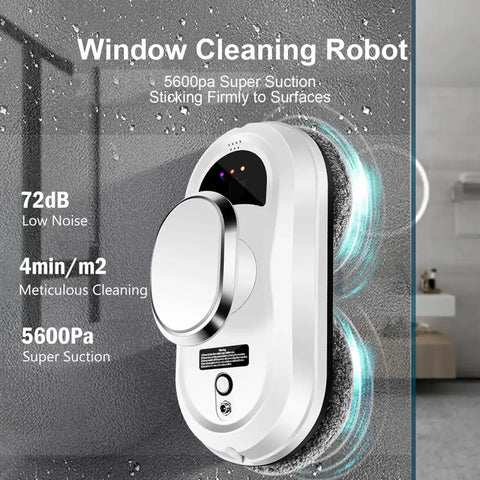 Robot Window Cleaner Electric Glass Remote Control for Home