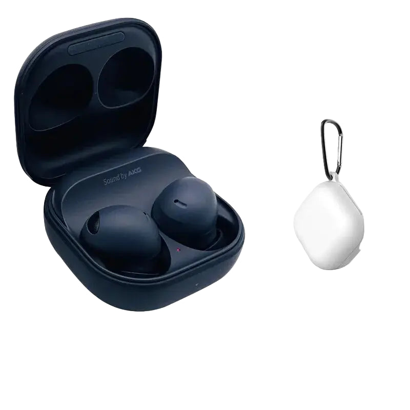 Samsung Galaxy Buds 2 Pro – matte finish HiFi wireless earbuds with charging case and ANC technology.