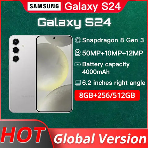 Samsung Galaxy S24 Triple Camera Global Version Snapdragon 8 Gen 3 6.2’’