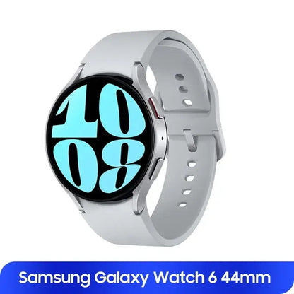 Samsung Galaxy Smart Watch 6 NFC AMOLED display close-up with custom watch face