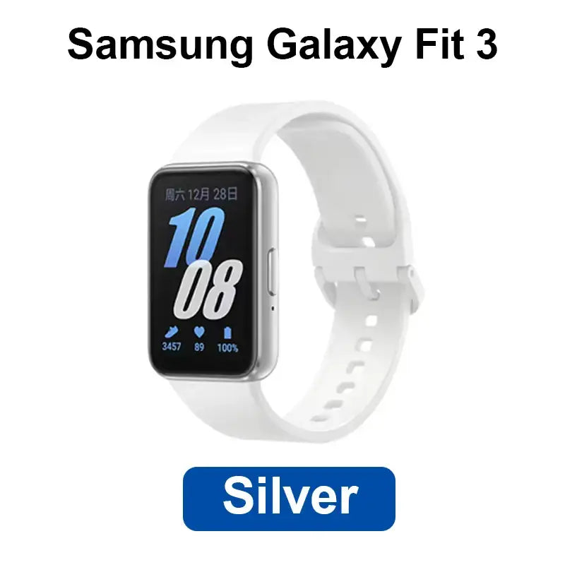 Samsung Galaxy Smart Watch Fit 3 waterproof fitness tracker with heart rate monitor
