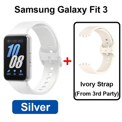 Lightweight Samsung Galaxy Fit 3 fitness smart watch with customizable watch faces