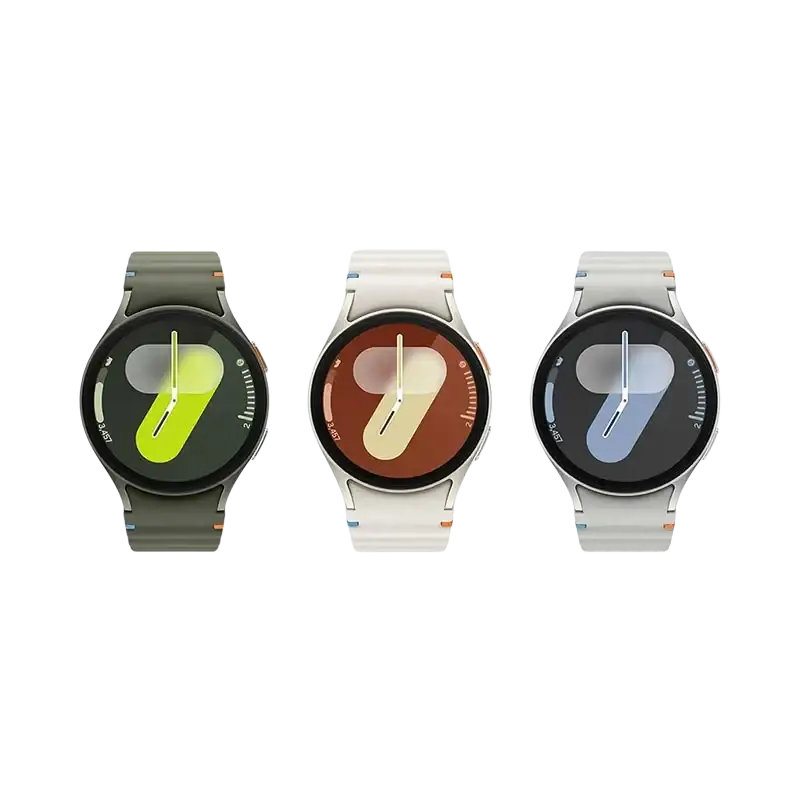 Samsung Galaxy Watch 7 round AMOLED screen health monitoring