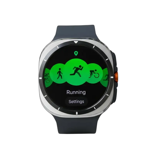 Samsung Galaxy Watch Ultra 2025 showing fitness tracking and activity tracker interface
