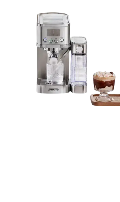 Cafelffe 3in1 Automatic Milk Froth Ground Coffee Stainless Steels 20 Bar