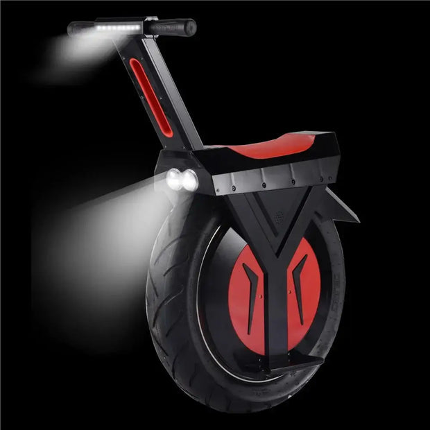 60V 500W Big Single Fat 17inch Tire Electric Unicycle One Wheel Self Balancing Scooter for Sale One Wheel for Adults - laurichshop