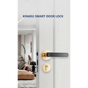 Smart Door Handle Fingerprint Password Digital Lock Tuya App Keyless