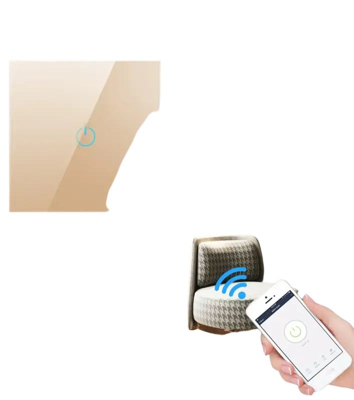 BONDA Smart Switch Alexa RF433 No Neutral Tuya Control Works With Google