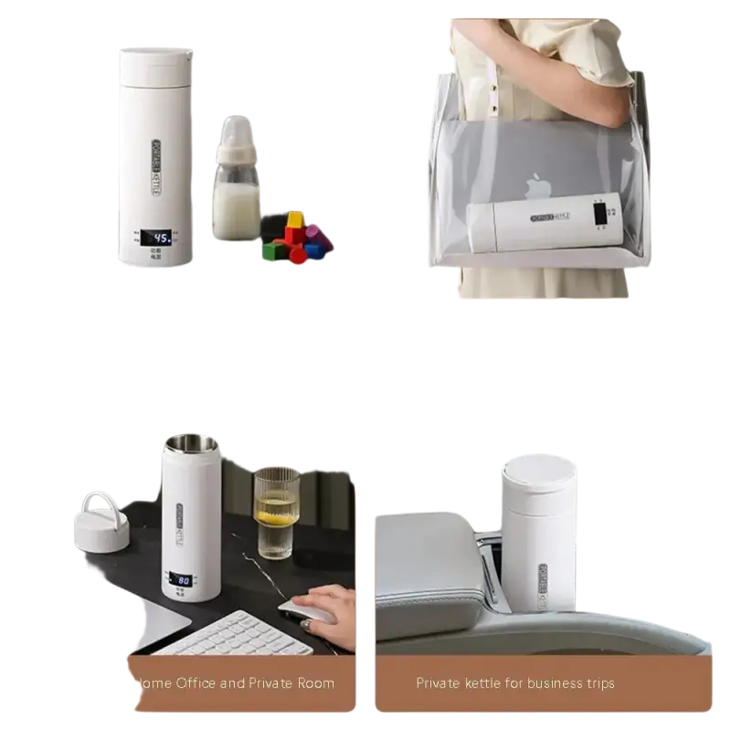 Portable Electric Kettles Tea Coffee Kettle Tea Coffee Kettle Travel Boil Water Stewable Keep Warm Smart Temperature Control - laurichshop