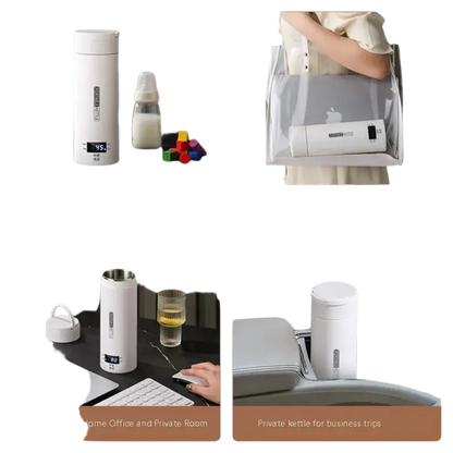 Portable Electric Kettles Tea Coffee Kettle Tea Coffee Kettle Travel Boil Water Stewable Keep Warm Smart Temperature Control - laurichshop