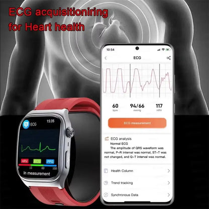 Smartwatch with Air Pump Sensor – Micro Health Examination & Sport Fitness Tracker