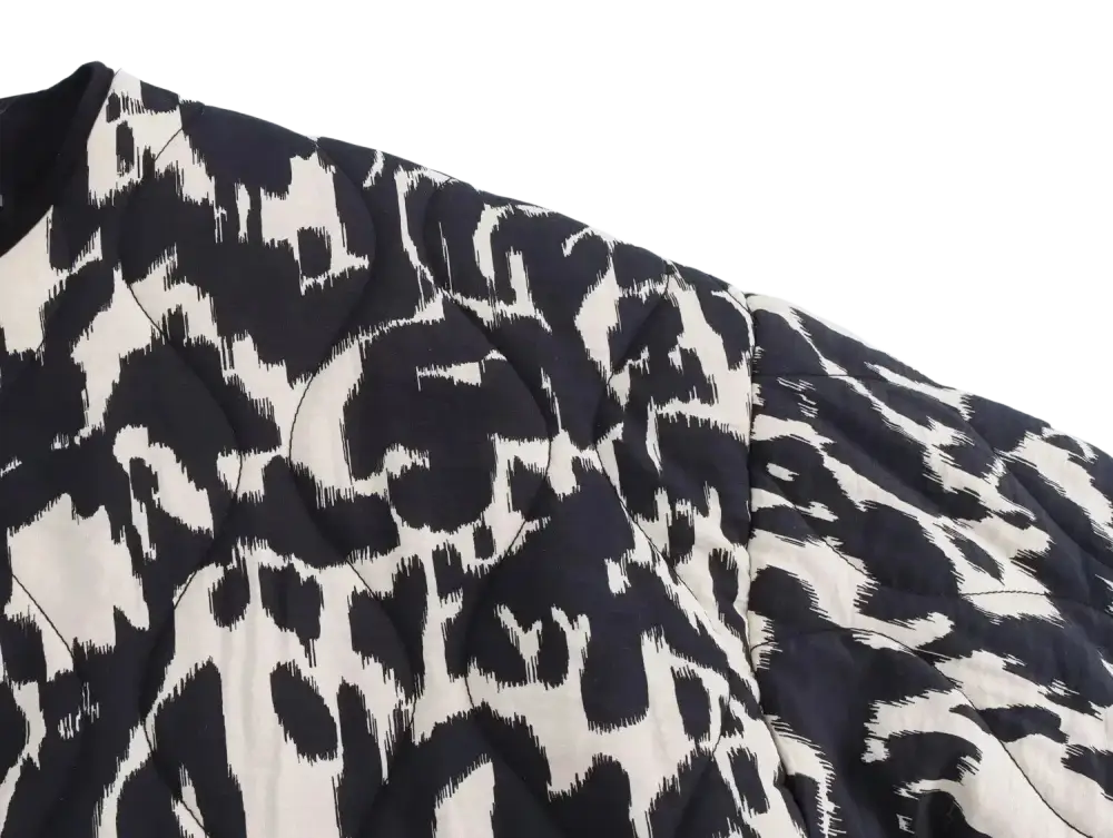 Women's Snake Skin Fashion Printed Button Long Sleeve Jacket laurichshop