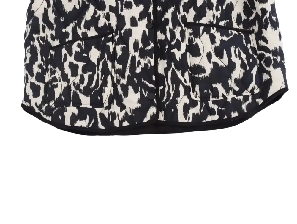 Women's Snake Skin Fashion Printed Button Long Sleeve Jacket laurichshop