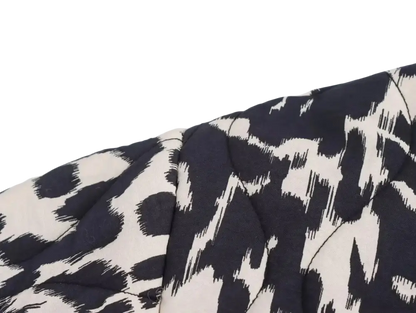 Women's Snake Skin Fashion Printed Button Long Sleeve Jacket laurichshop