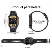 Sports Watches IP68 Waterproof 2.01’ Bluetooth Call