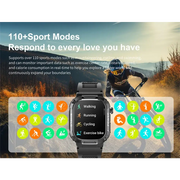 Sports Watches IP68 Waterproof 2.01’ Bluetooth Call