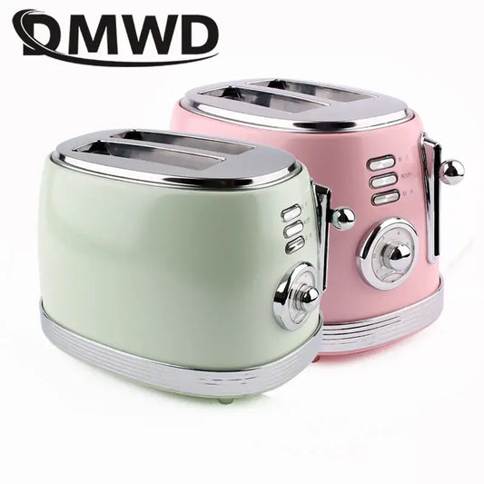 Stainless Steel Bread Maker Timer Electric Toaster For Sandwich & More