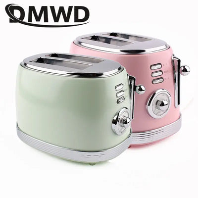 Stainless Steel Bread Maker Timer Electric Toaster For Sandwich & More