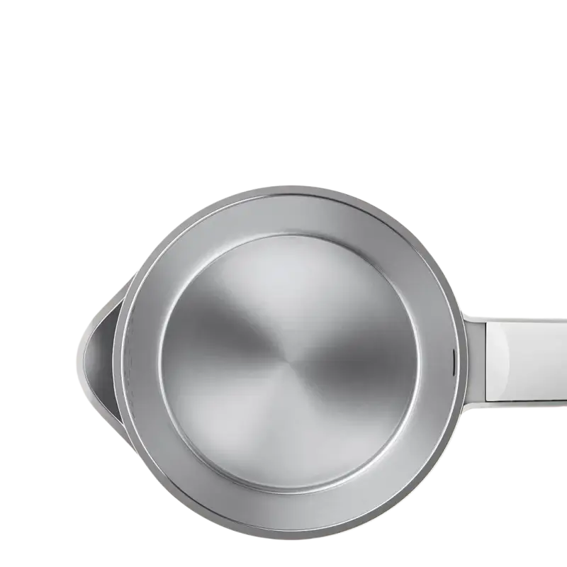 304 stainless steel liner in sleek silver electric kettle