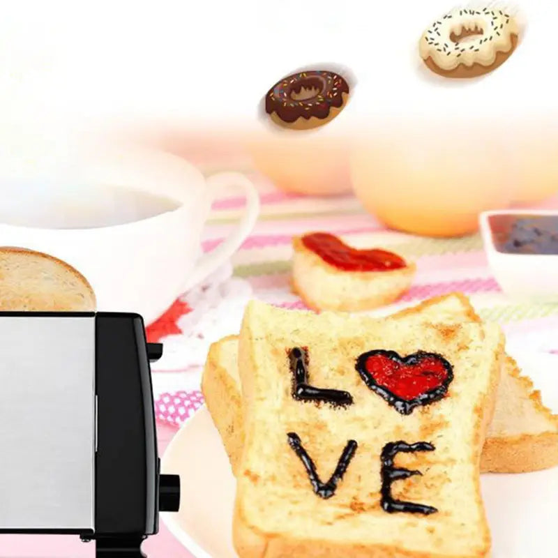 Stainless Steel Electric Toaster Breakfast Making Machine