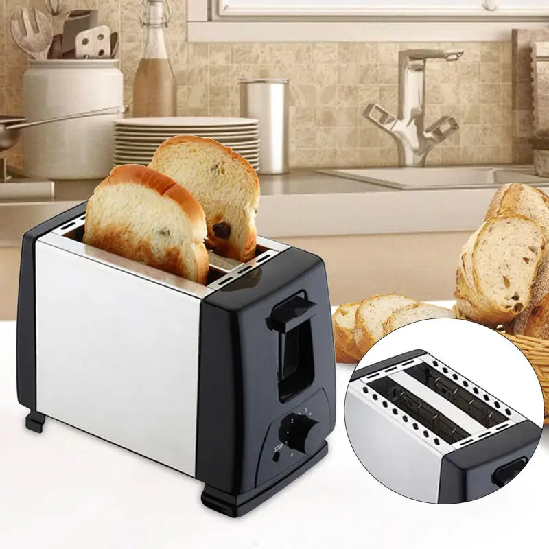 Stainless Steel Electric Toaster Breakfast Making Machine