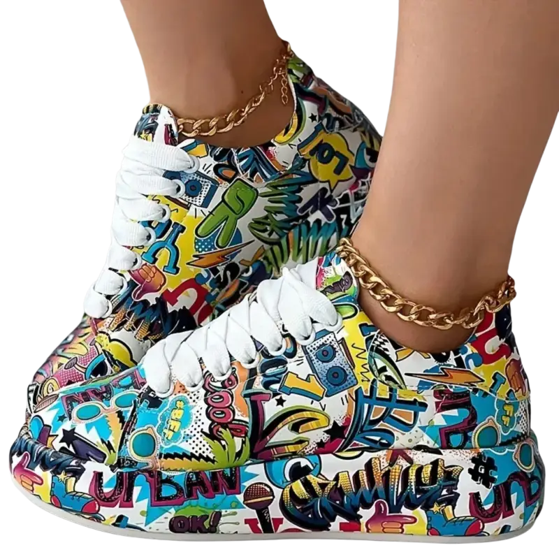 Artistic Slip-On Sneakers for Spring and Summer