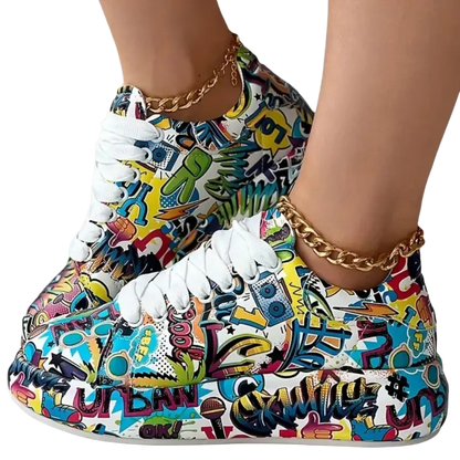 Artistic Slip-On Sneakers for Spring and Summer