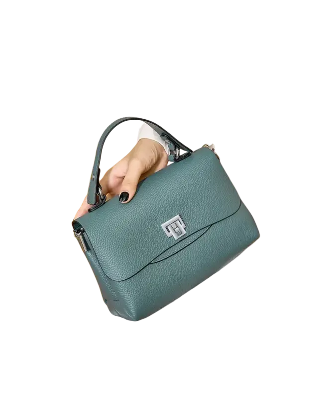 Zency Fashion Genuine Leather Top-handle Cross Body Bag For Women laurichshop