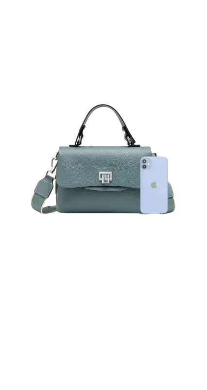 Zency Fashion Genuine Leather Top-handle Cross Body Bag For Women laurichshop