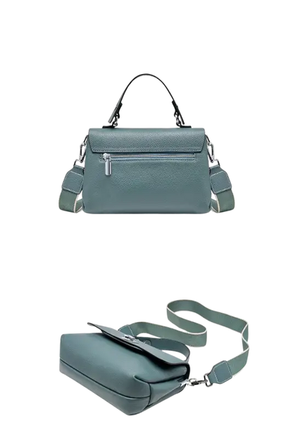 Zency Fashion Genuine Leather Top-handle Cross Body Bag For Women laurichshop