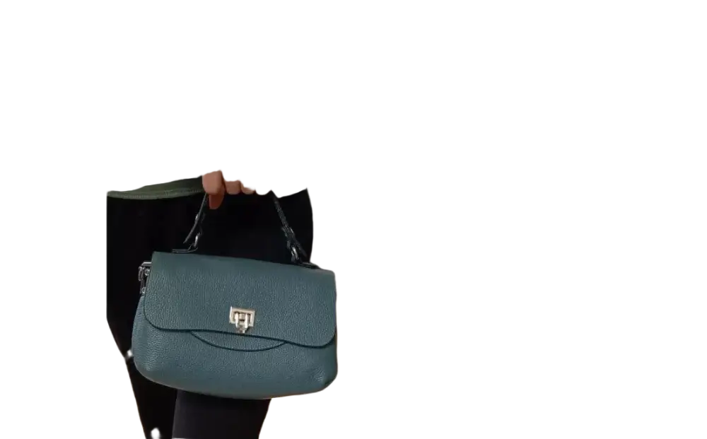 Zency Fashion Genuine Leather Top-handle Cross Body Bag For Women laurichshop