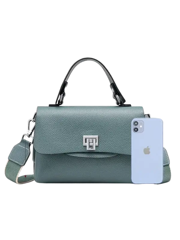 Zency Fashion Genuine Leather Top-handle Cross Body Bag For Women laurichshop