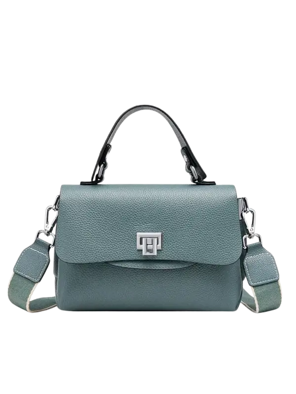 Zency Fashion Genuine Leather Top-handle Cross Body Bag For Women laurichshop