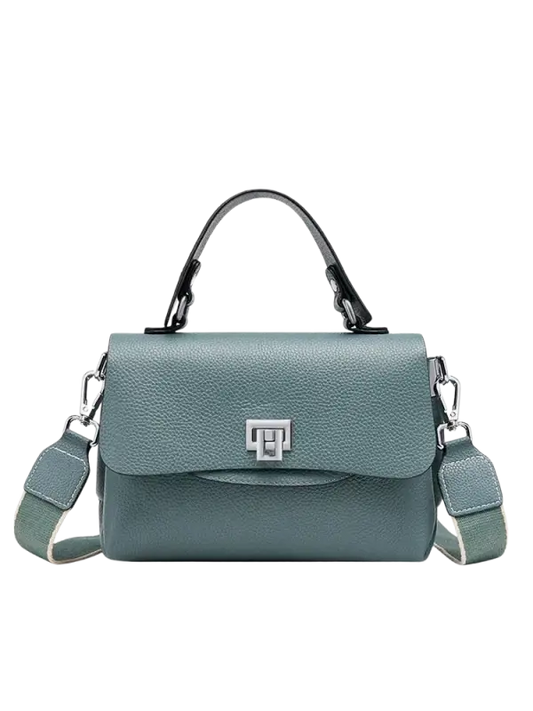 Zency Fashion Genuine Leather Top-handle Cross Body Bag For Women laurichshop