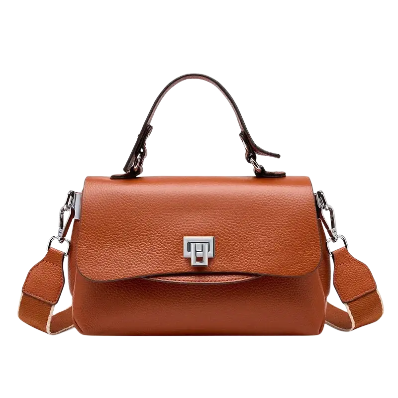 Zency Fashion Genuine Leather Top-handle Cross Body Bag For Women laurichshop
