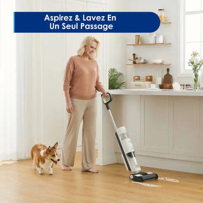 Tineco I Floor 3 Breeze Wet/Dry Vacuum Cordless Floor Cleaner and Mop One-Step Cleaning for Hard Floors